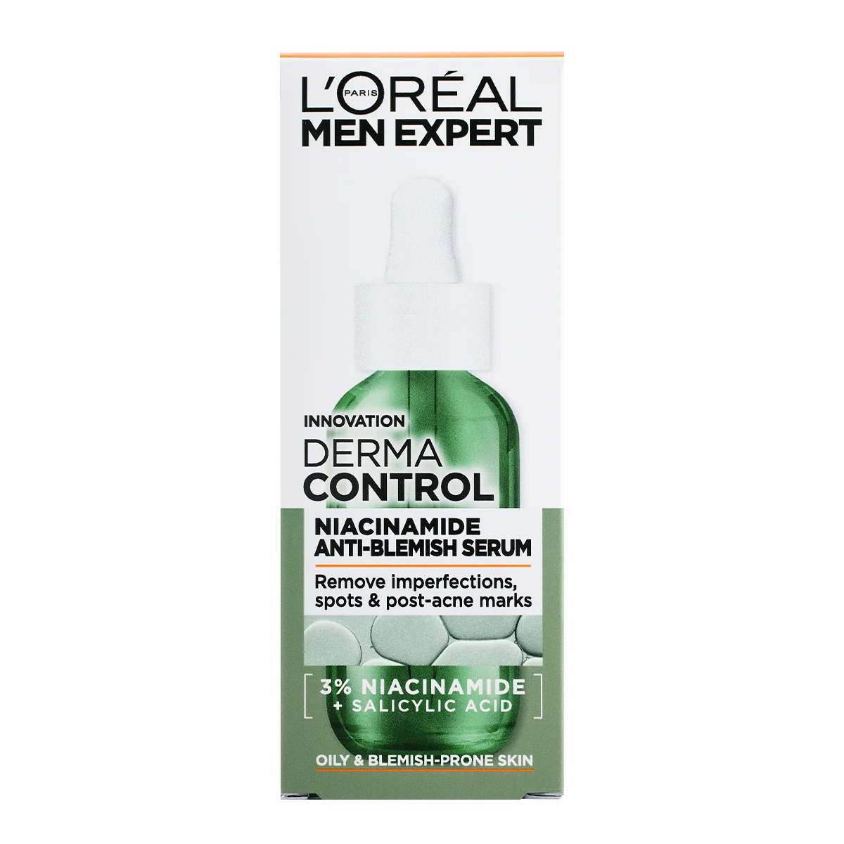Ser anti imperfectiuni cu 3% acid salicilic si niacinamida, 30ml, L'oreal Men Expert
