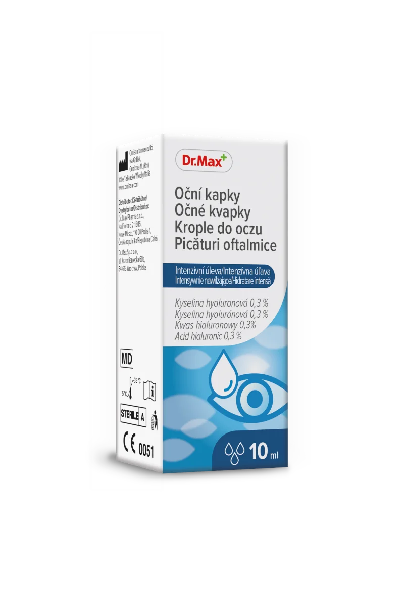Dr. Max Picaturi oftalmice pentru hidratare intensa, 10ml