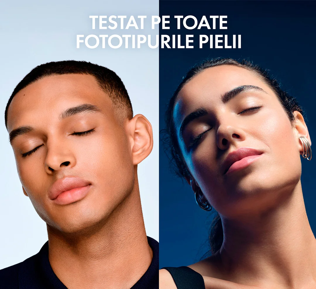 Testat pe toate fototipurile pielii.
