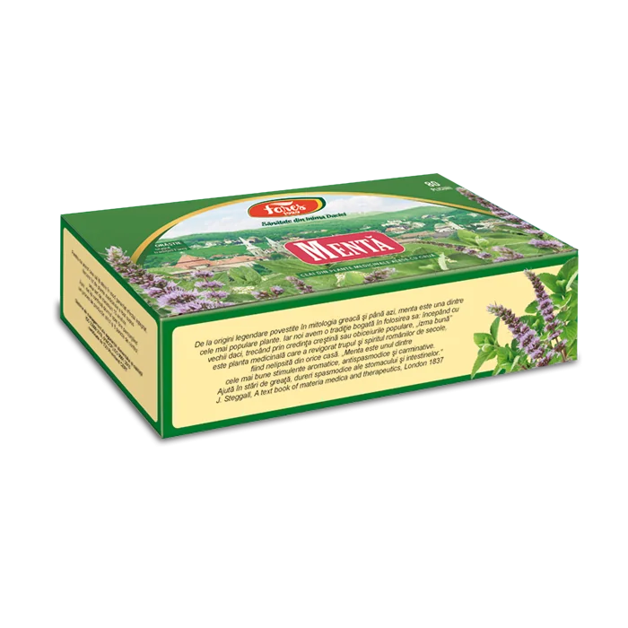 Ceai de menta, 80 plicuri, Fares