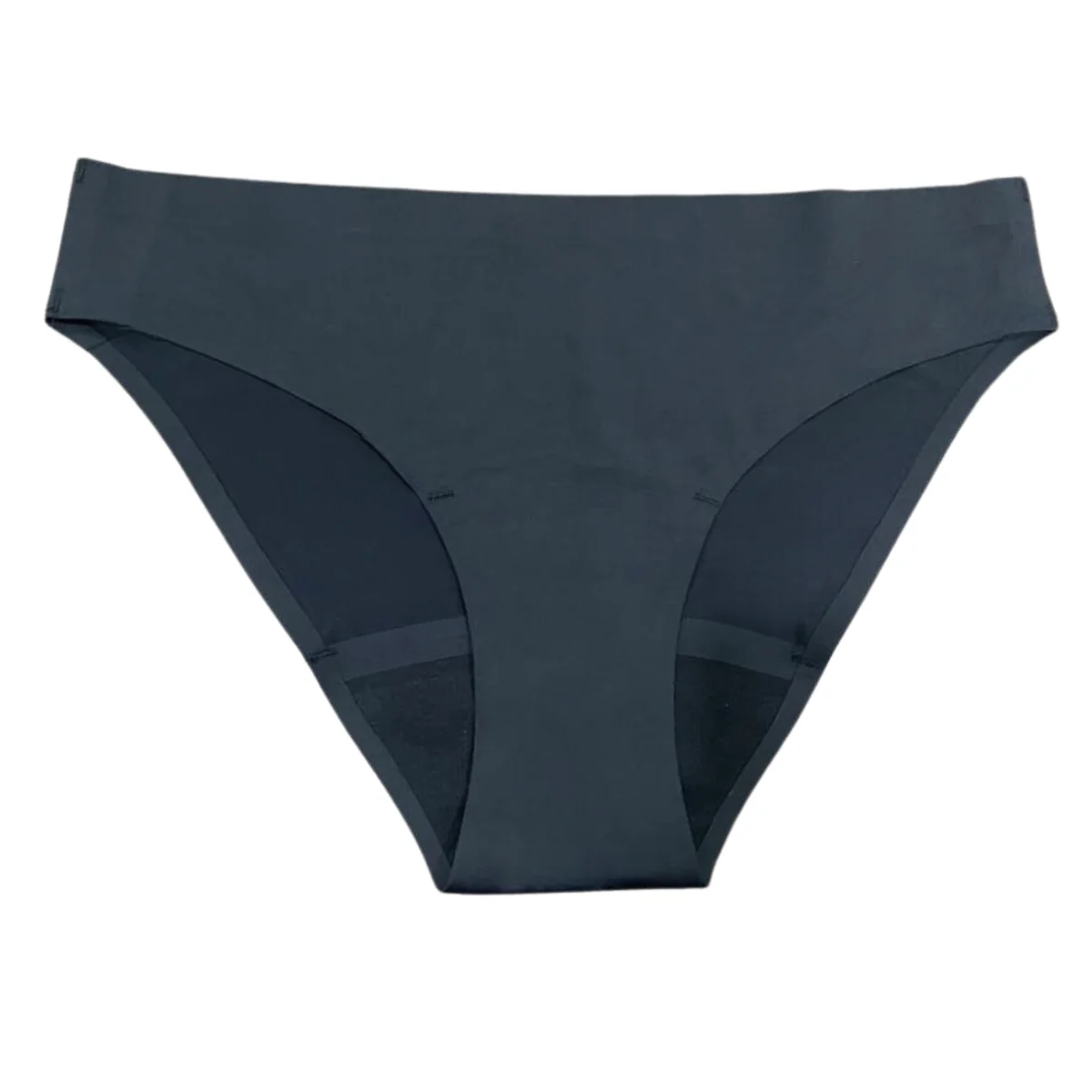Chilot menstrual Seamless flux moderat negru marimea L, 1 bucata, Femi.Eko