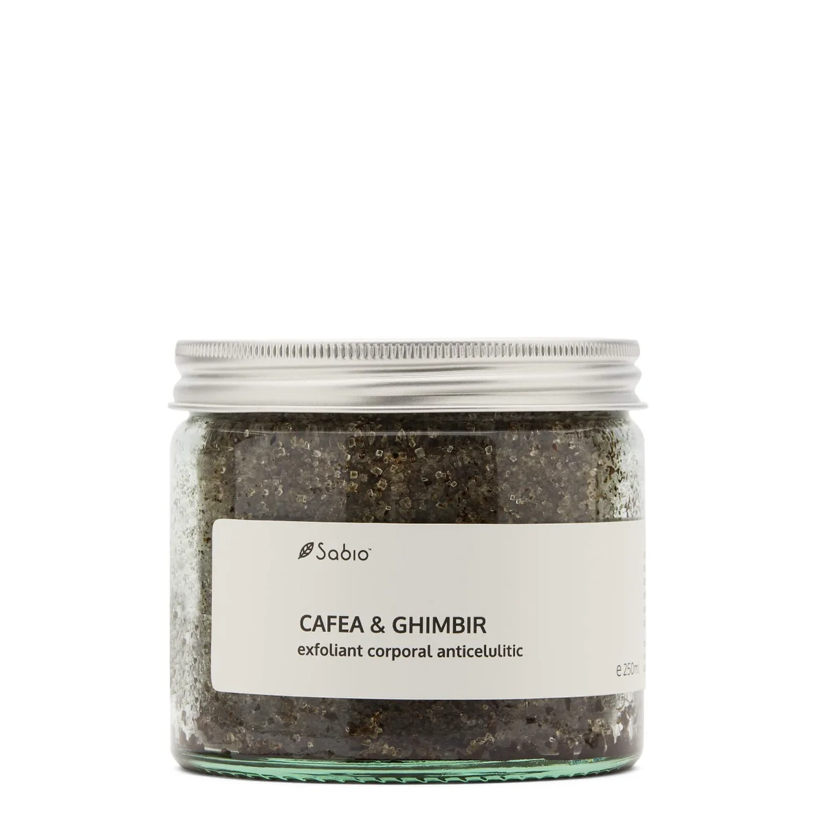 Exfoliant anticelulitic cafea si ghimbir, 250ml, Sabio