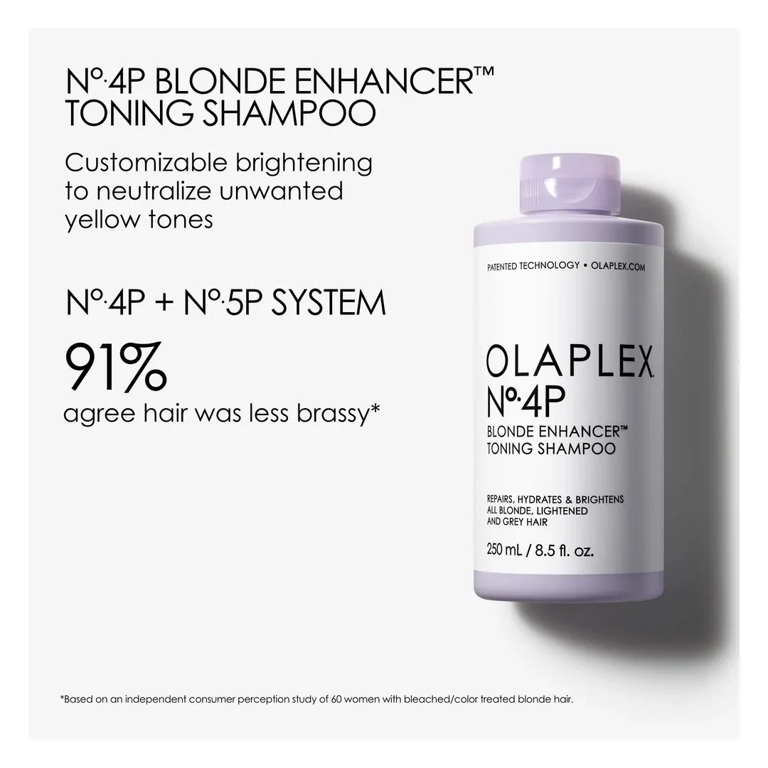 Blonde enhancer toning shampoo No.4P, 1000ml, Olaplex