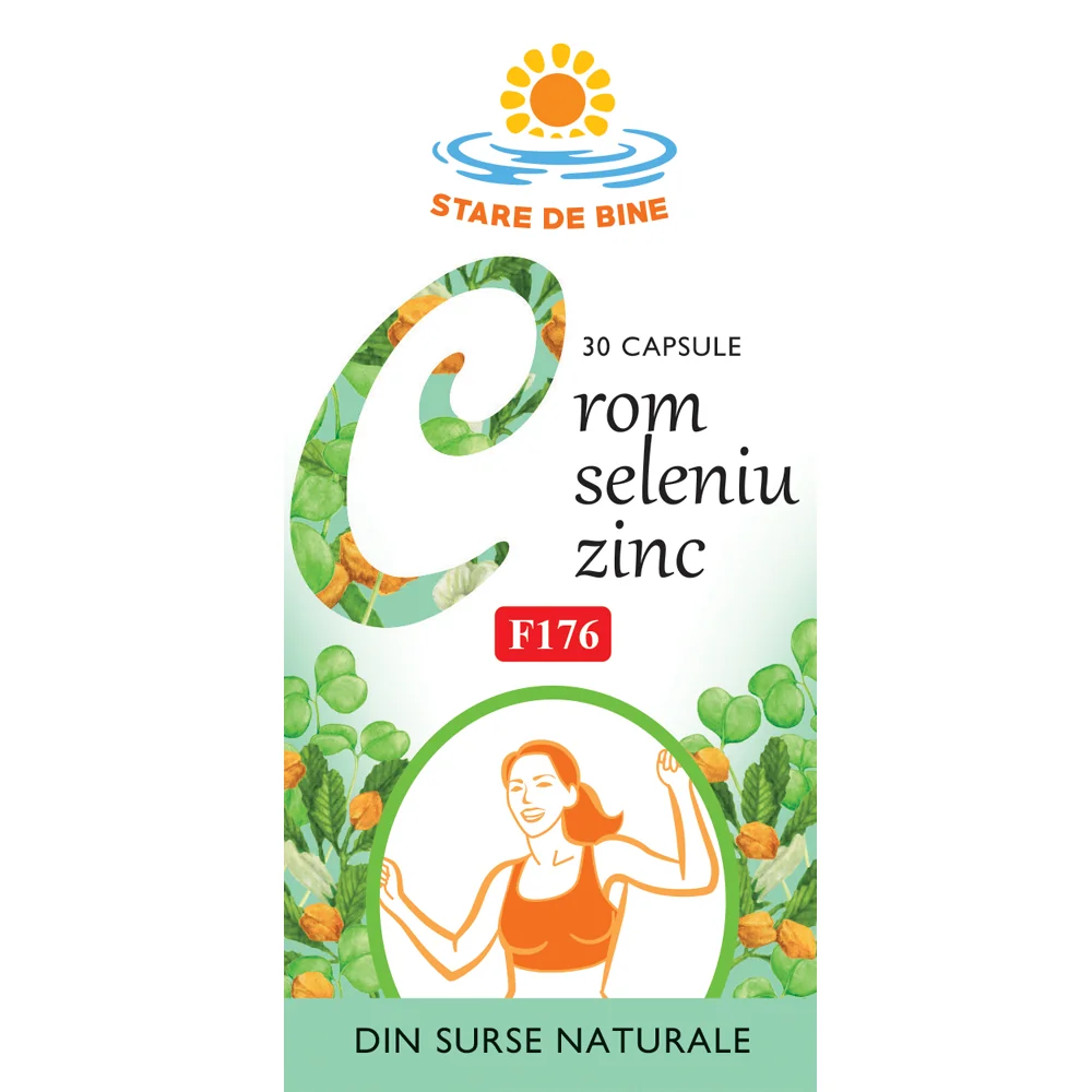 Crom+Seleniu+Zinc F176, 30 capsule, Fares