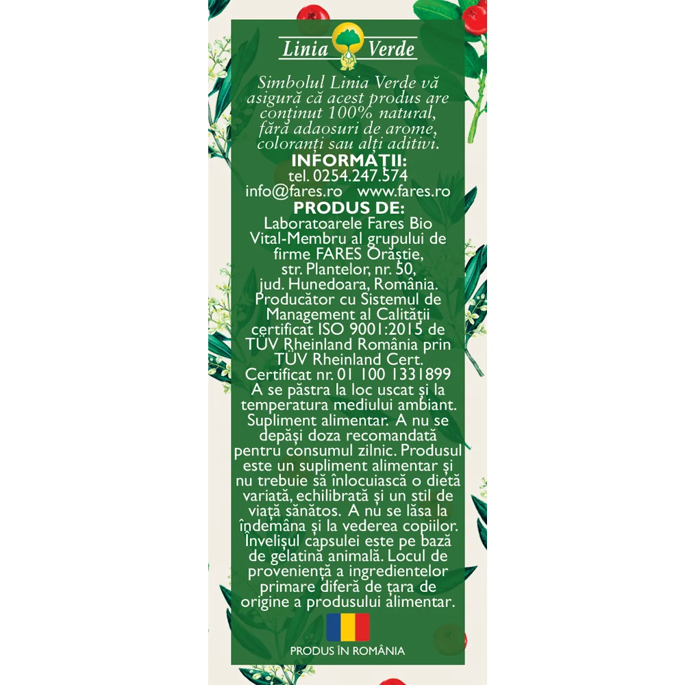 Diurosept U68, 63 capsule, Fares