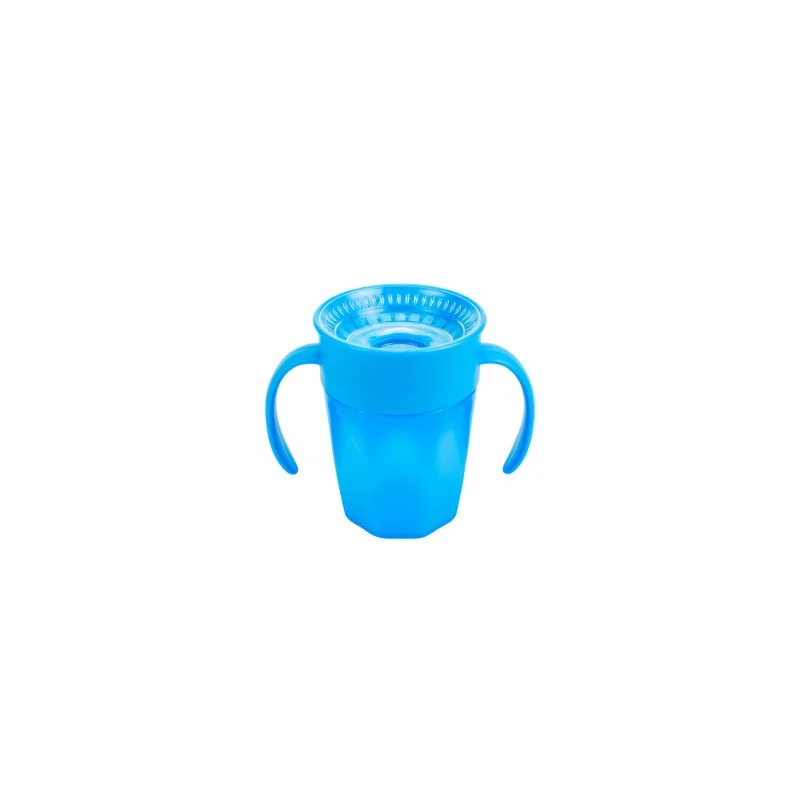 Canita albastra cu manere Cheers 360, 200ml, Dr. Brown's