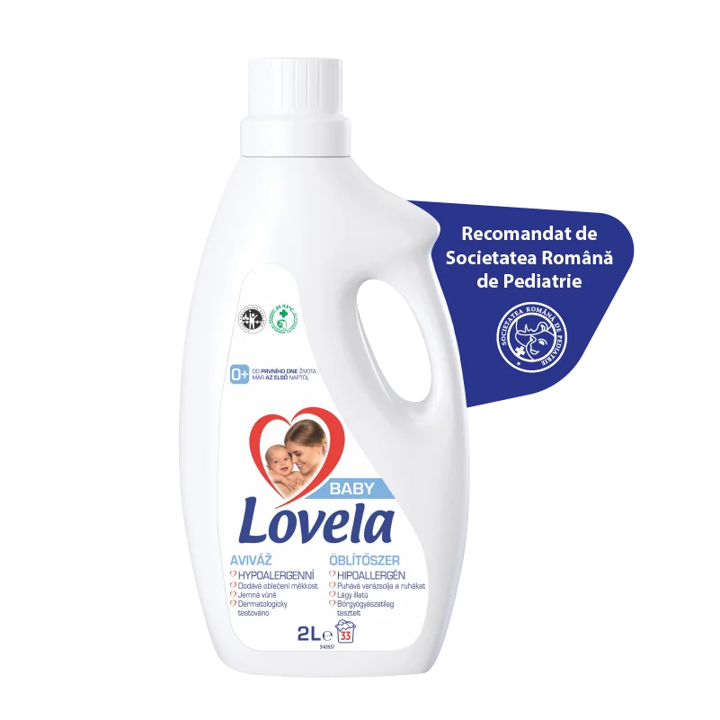 Balsam de rufe pentru haine de bebelusi, 2 litri, Lovela Baby