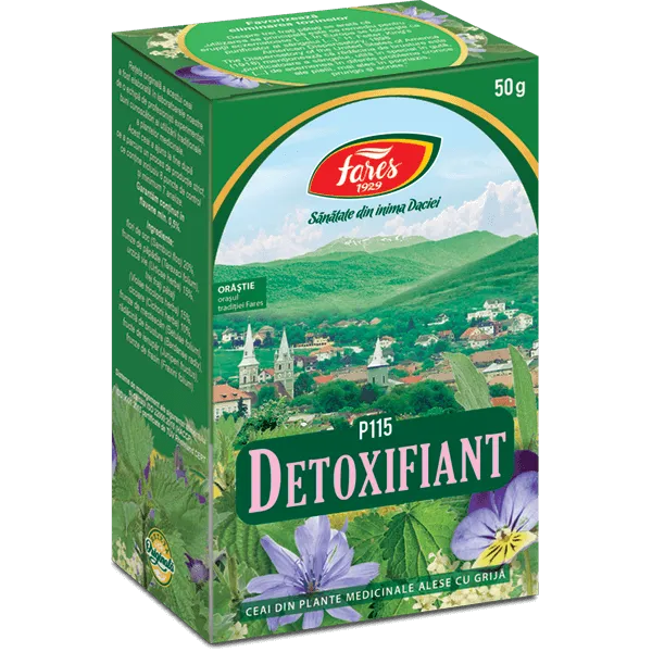 Ceai detoxifiant P115, 50g, Fares
