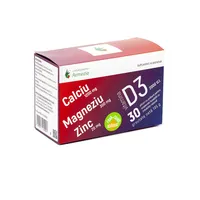Calciu Magneziu Zinc Vitamina D3, 30 plicuri, Laboratoarele Remedia