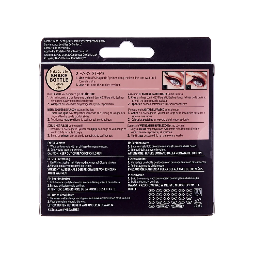 Eyeliner magnetic pentru gene false, 5g, Kiss