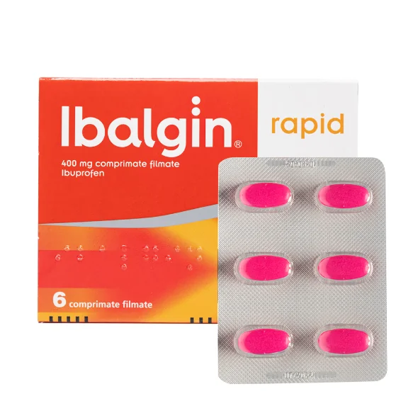 Ibalgin Rapid 400mg, 6 comprimate filmate, Sanofi
