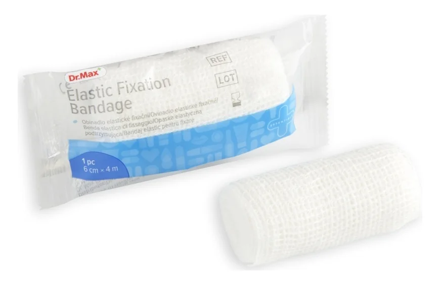 Dr. Max Bandaj elastic de fixare 6cm x 4m, 1 bucata