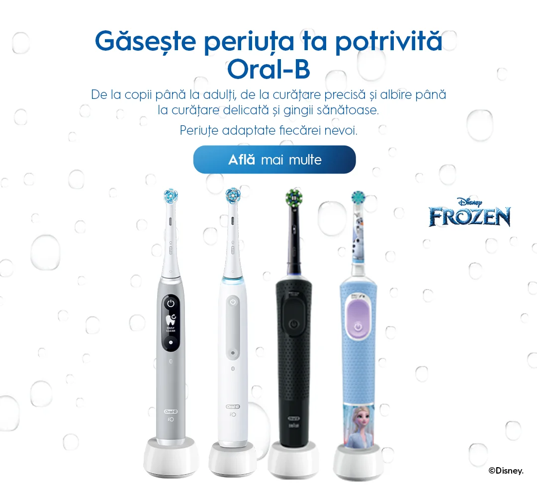 Gaseste periuta potrivita Oral-B Gaseste periuta potrivita Oral-B