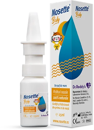 Nosette Baby picaturi nazale, 15 ml, Dr. Reddys