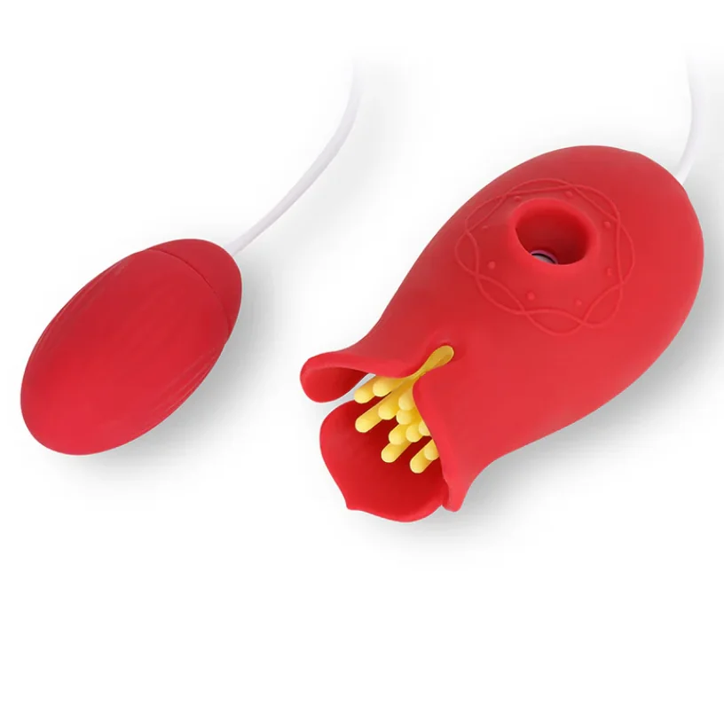 Jucarie multifunctionala cu vibratii cu 10 niveluri de frecventa si rezistenta la apa Afrodita, 1 bucata, Ammicco