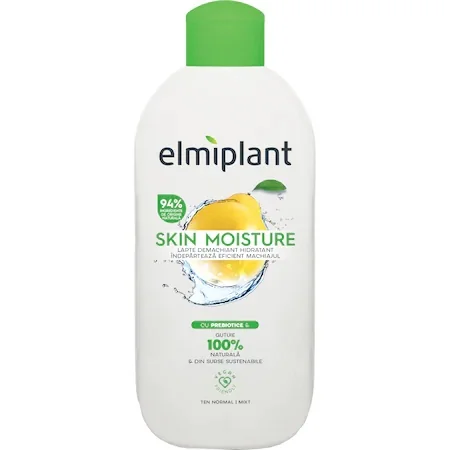 Lapte demachiant hidratant ten normal mixt, 200 ml, Elmiplant