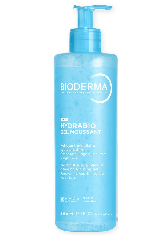 Gel spumant micelar de curatare intens hidratant Hydrabio, 400ml, Bioderma