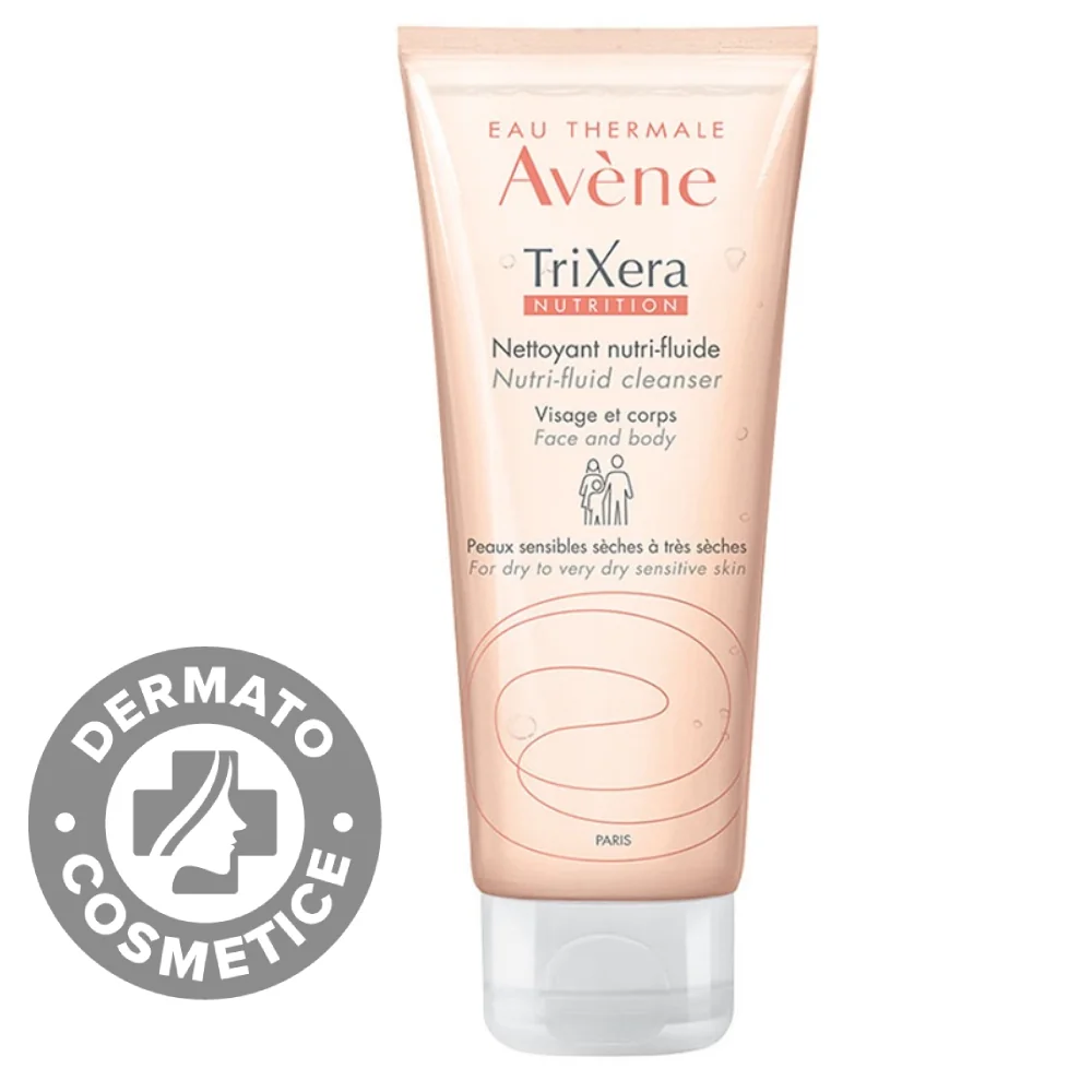Gel de dus hidratant Nutrition TriXera, 100ml, Avene