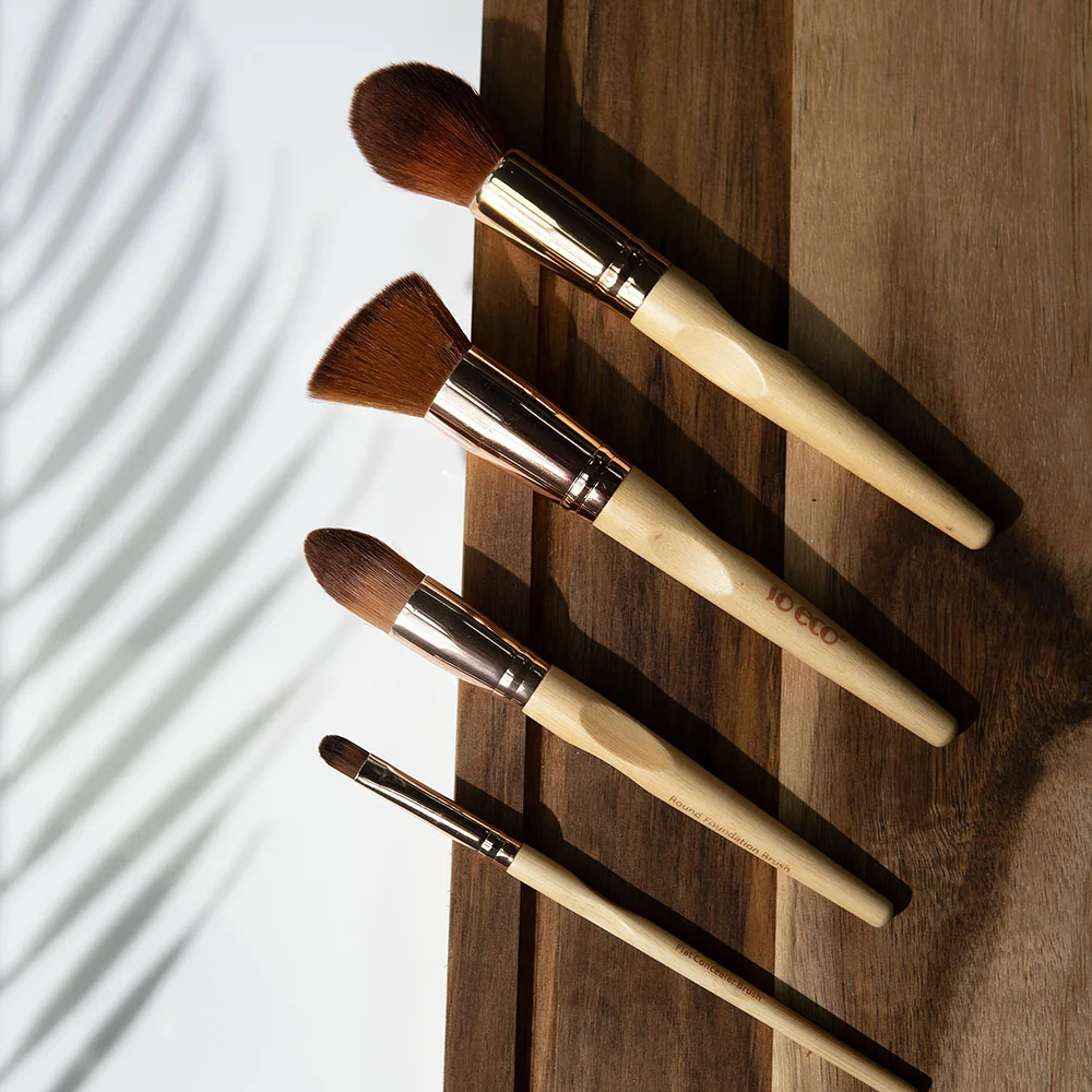 Set 4 pensule ecologice pentru machiajul fetei, 1 bucata, So Eco