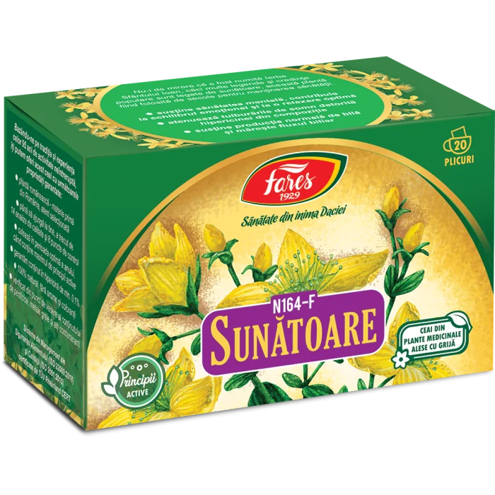 Ceai de Sunatoare, 20 plicuri, Fares