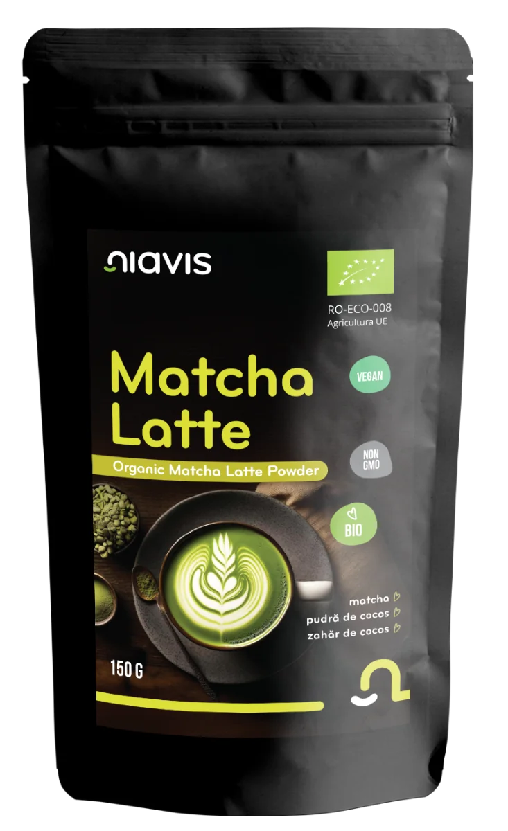 Pulbere ecologica Matcha Latte, 150g, Niavis