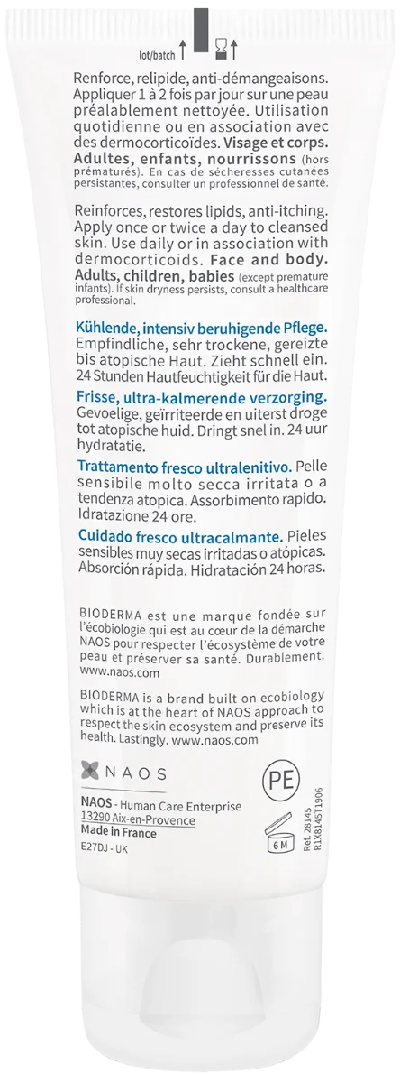 Gel-crema Atoderm Intensive, 75ml, Bioderma