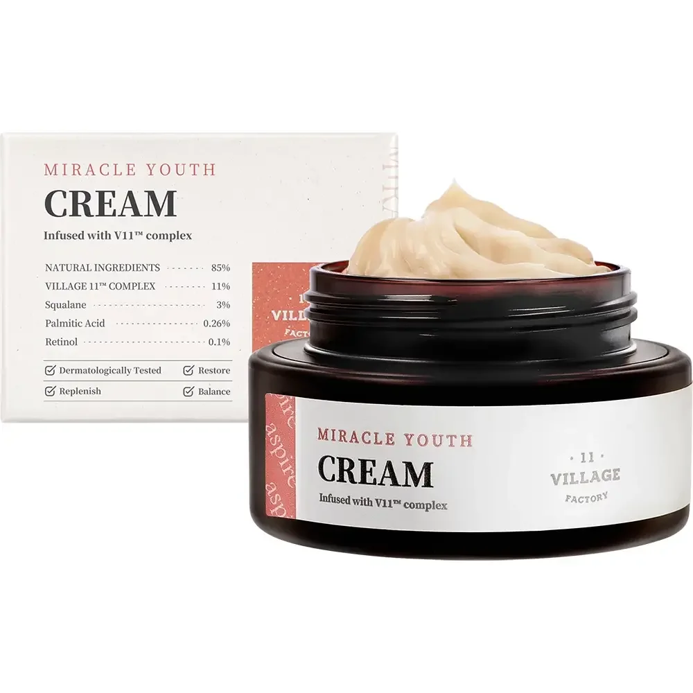 Crema de fata antirid Miracle Youth, 50ml, Village 11 Factory