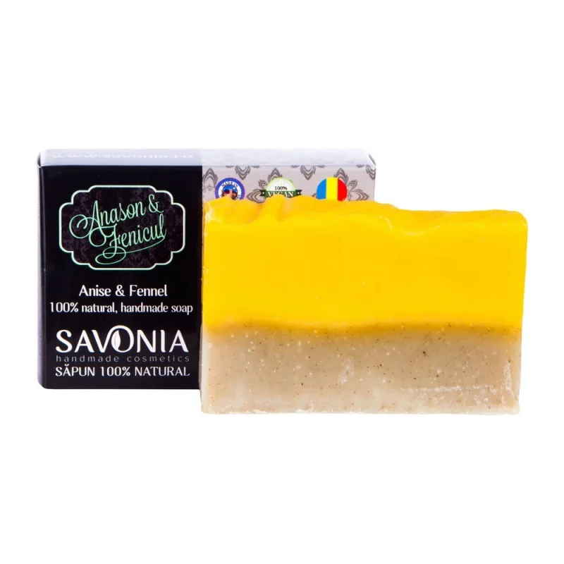Sapun natural de anason si fenicul, 90g, Savonia