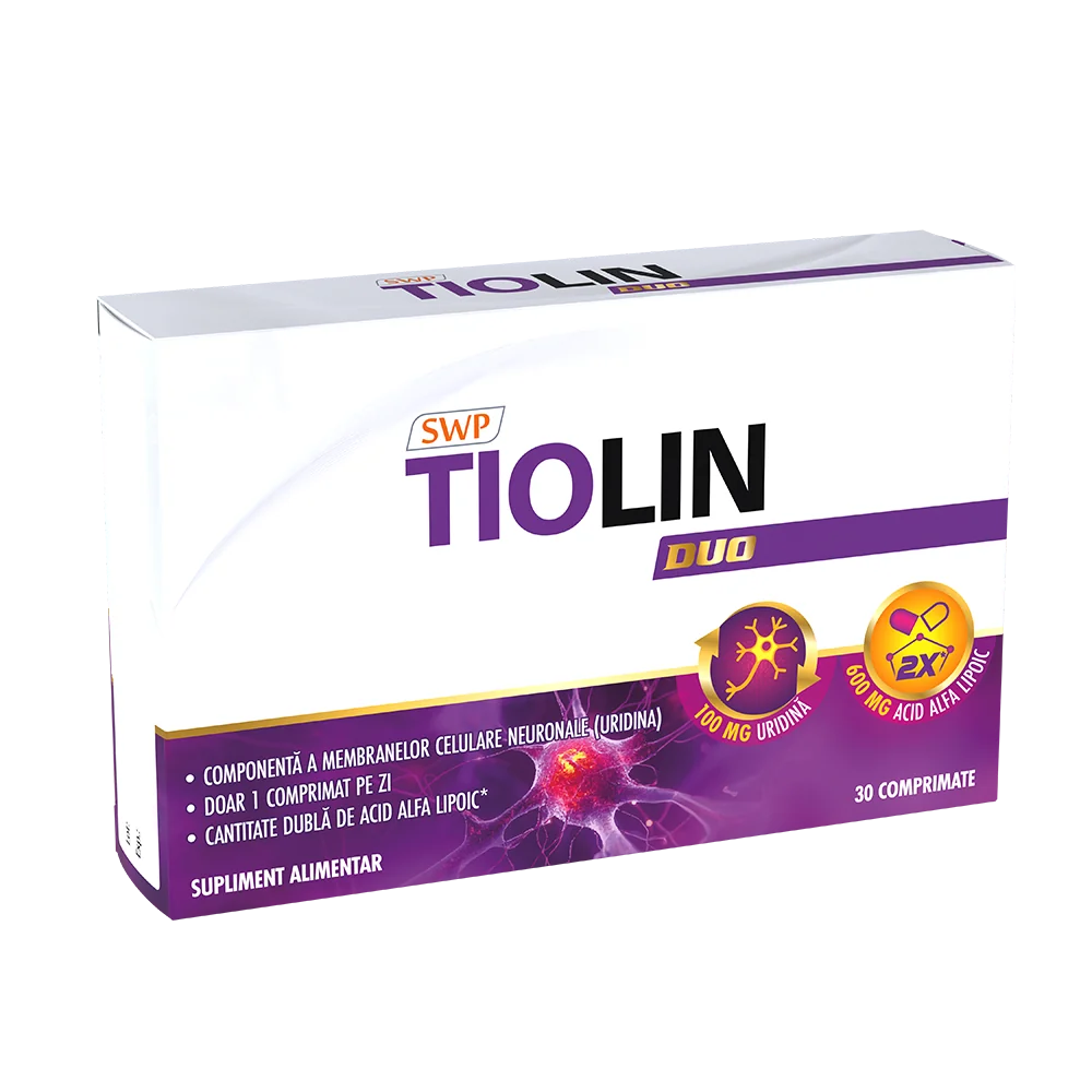 Tiolin Duo, 30 comprimate, Sun Wave Pharma