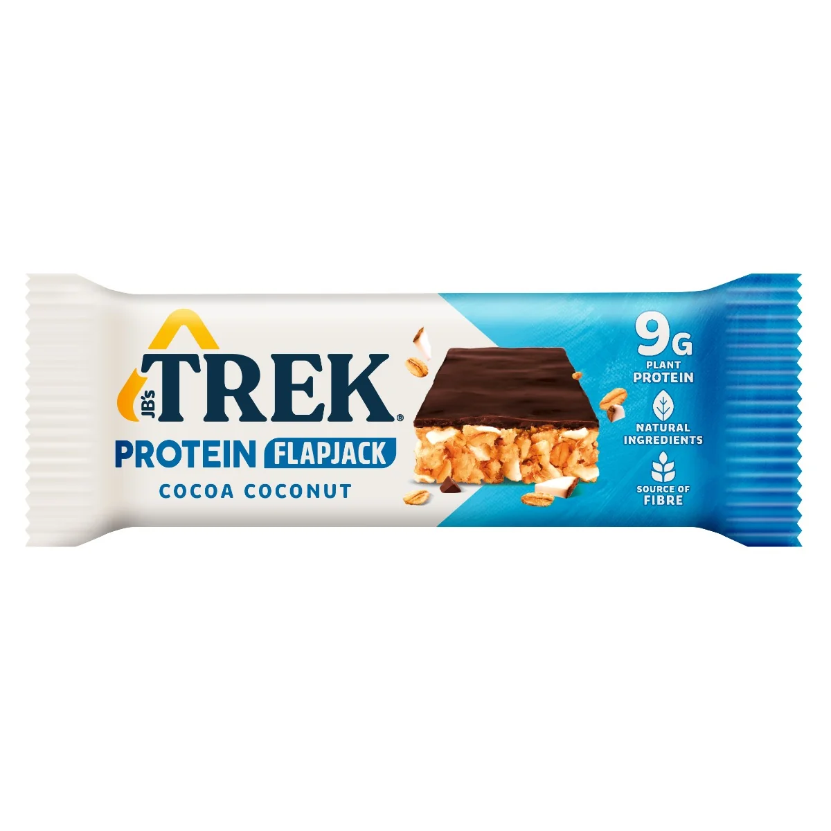 Baton cu aroma de cacao si cocos cu proteine, 50g, Trek