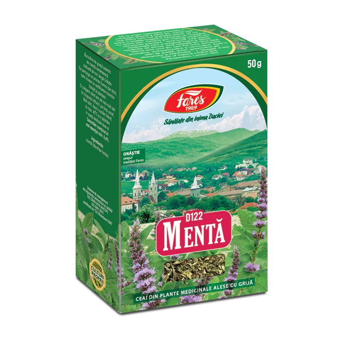 Ceai menta D122, 50g, Fares