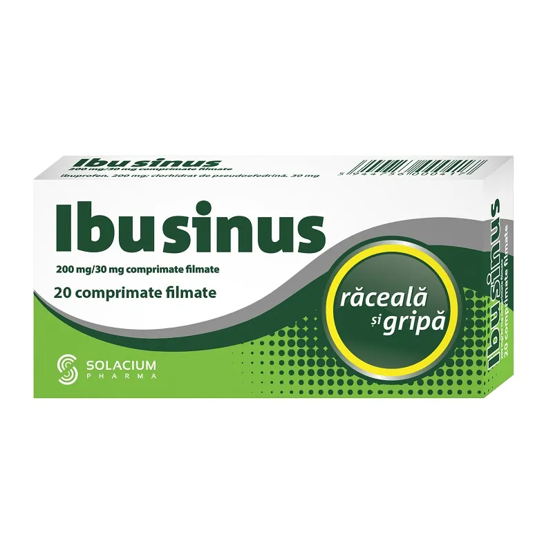 Ibusinus Raceala 20 comprimate, Solacium Dr.Max