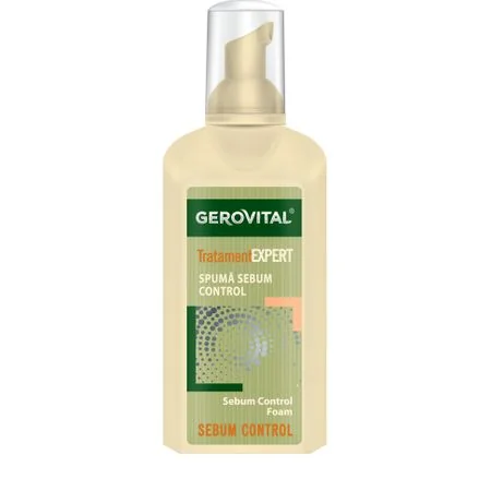 Spuma sebum control Tratament Expert, 150ml, Gerovital