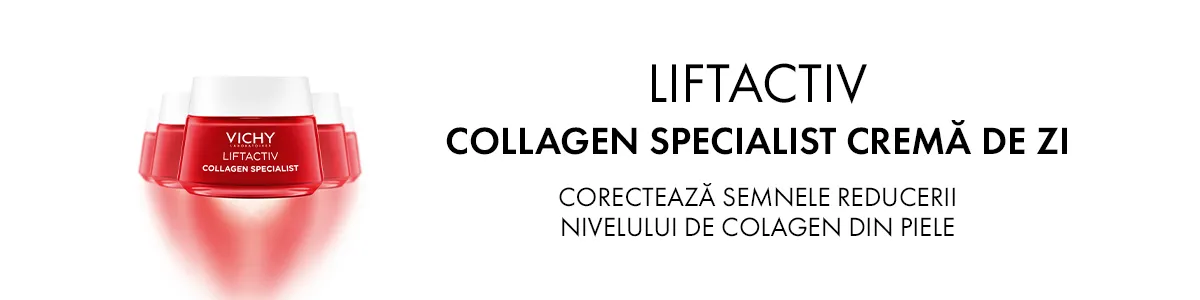 Crema antirid de zi pentru toate tipurile de ten Liftactiv Collagen Specialist, 50ml, Vichy
