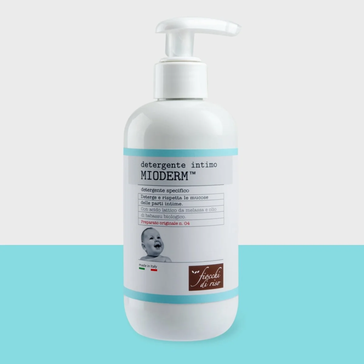 Gel delicat de curatare Mioderm, 240ml, Fiocchi di Riso