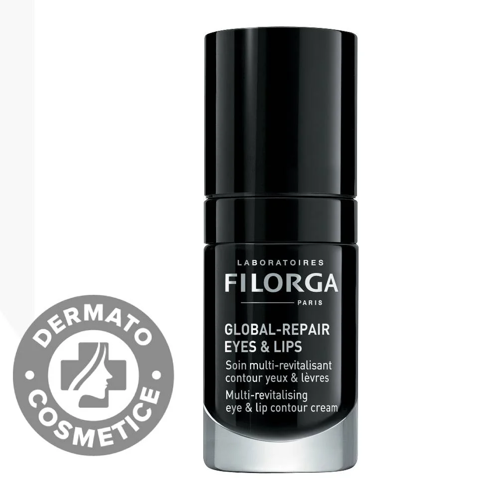 Contur revitalizant pentru ochi si buze Global Repair, 15ml, Filorga