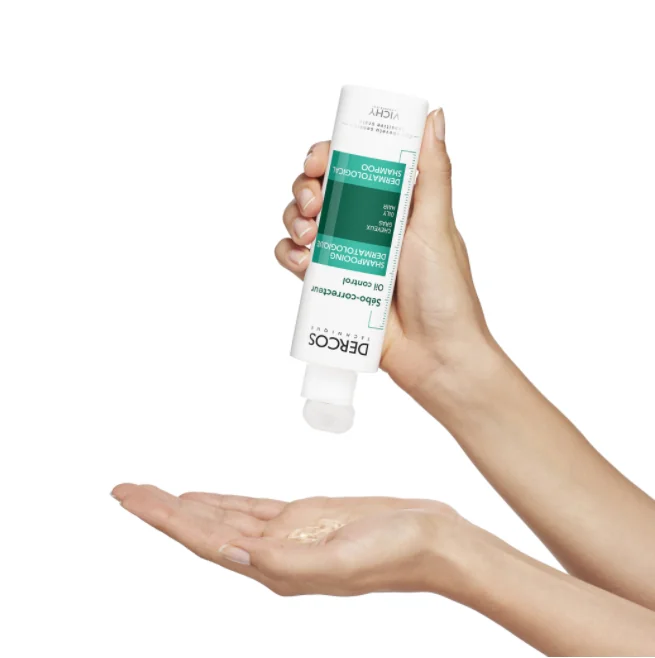 Sampon sebocorector pentru par gras Dercos, 200ml, Vichy | Dr. Max Farmacie