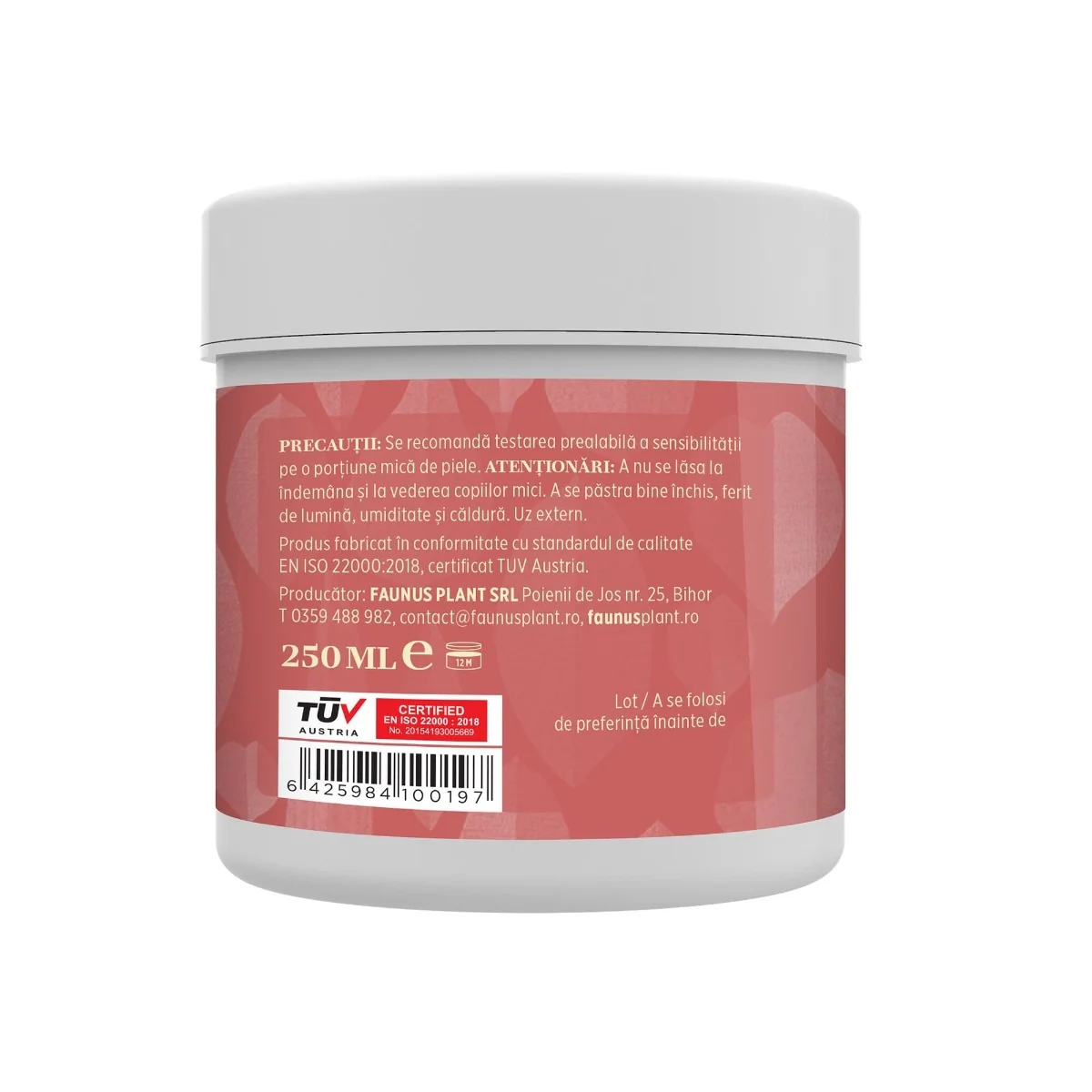 Gel pentru insuficienta venoasa Variplant, 250ml, Faunus Plant