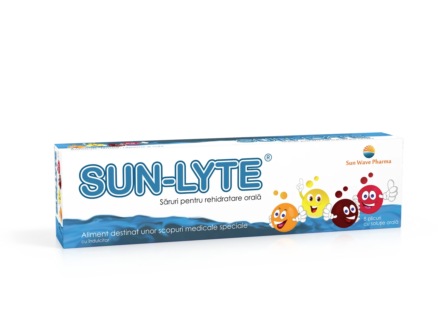 Sun-Lyte saruri de rehidratare, 8 plicuri, Sun Wave Pharma