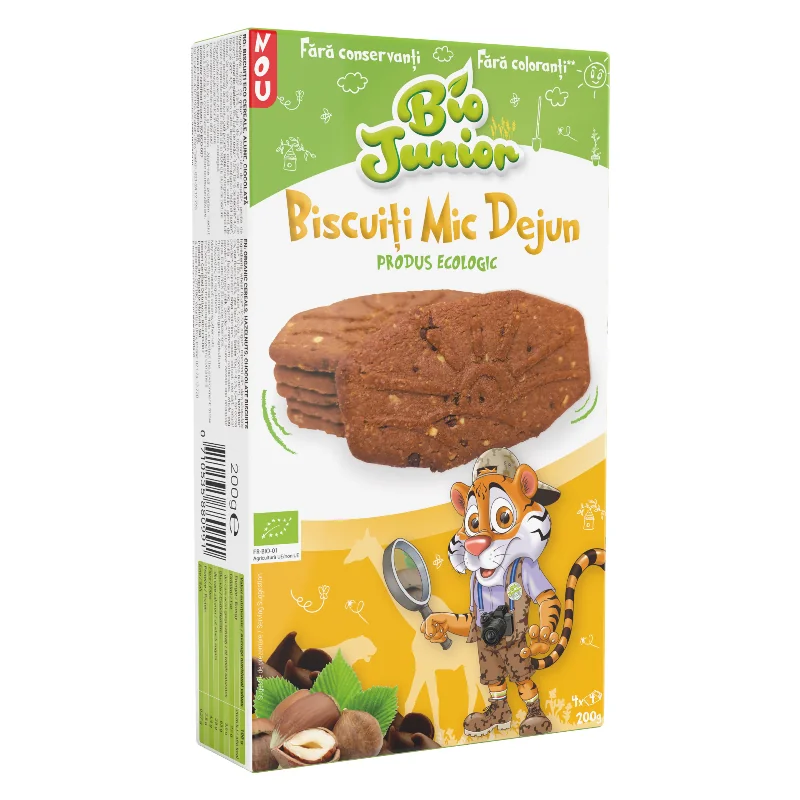 Biscuiti pentru mic dejun Bio, 200g, Bio Junior