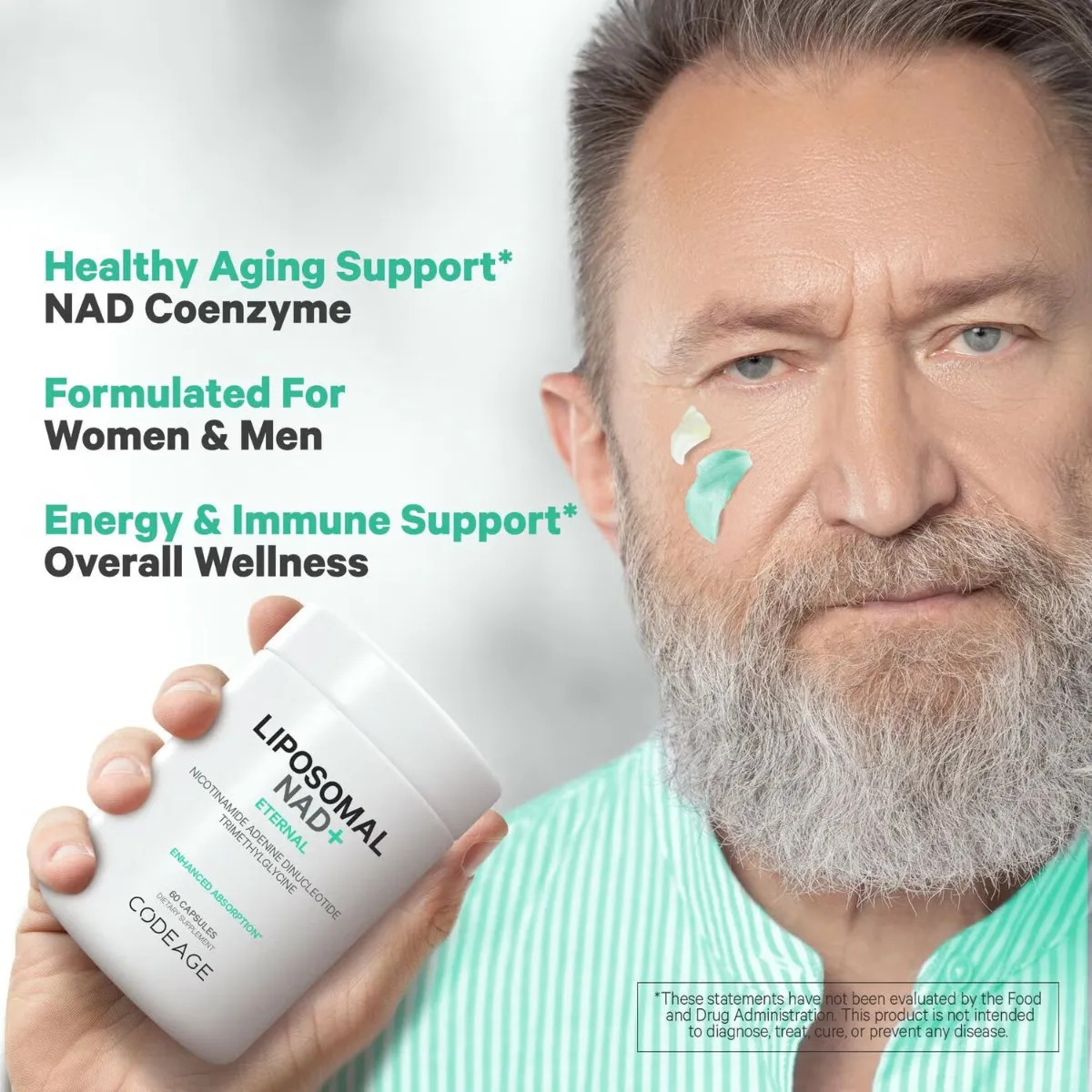 Liposomal NAD+ Eternal NAD+ Liposomal, 60 capsule, CodeAge