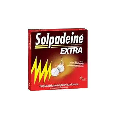 Solpadeine Extra, 16 comprimate efervescente, Omega Pharma