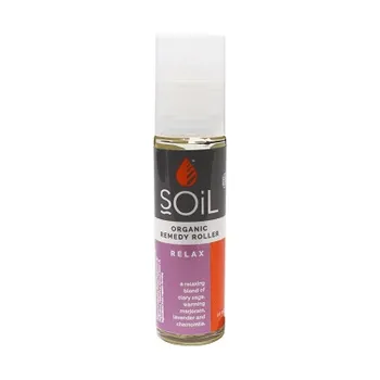 Roll-On Relax cu uleiuri esentiale pure organice ECOCERT, 11ml, Soil 