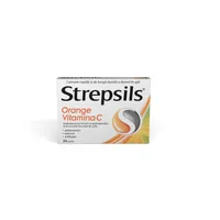 Strepsils Orange Vitamina C, 24 comprimate, Reckitt
