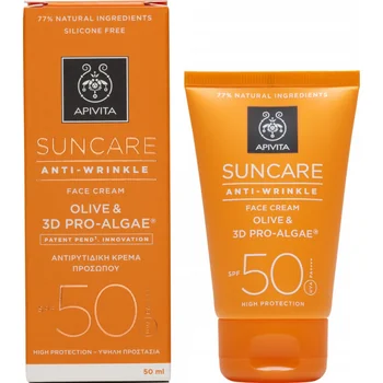 Apivita SunCare Crema anti-pete si anti-rid cu SPF50, 50ml