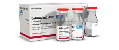 Cefuroxima 750mg, 10 flacoane, Antibiotice