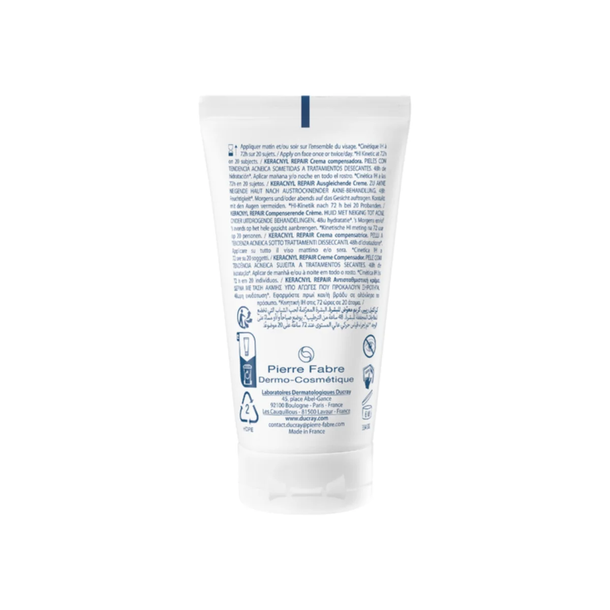 Crema hidratanta anti-imperfectiuni pentru tenul acneic Keracnyl Repair, 50ml, Ducray