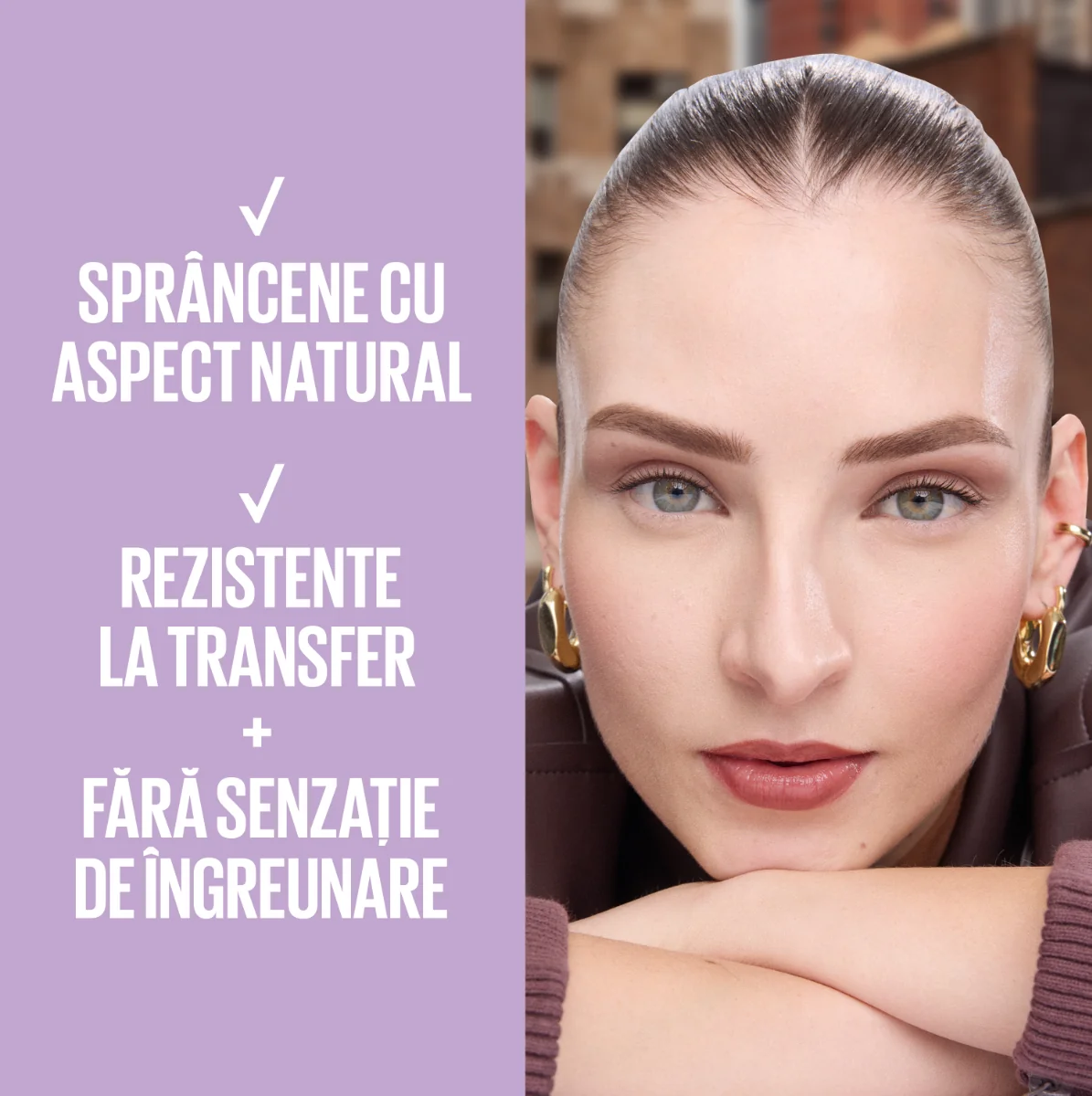 Creion pentru sprancene Brow Shaper Nr. 05 Deep Brown, 1g, Maybelline