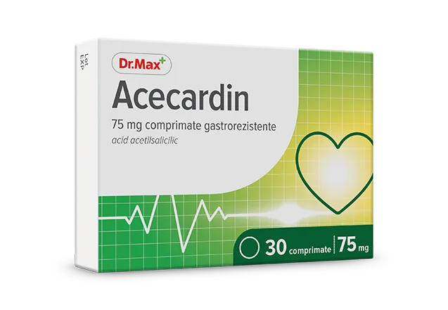 Dr. Max Acecardin 75mg, 30 comprimate gastrorezistente