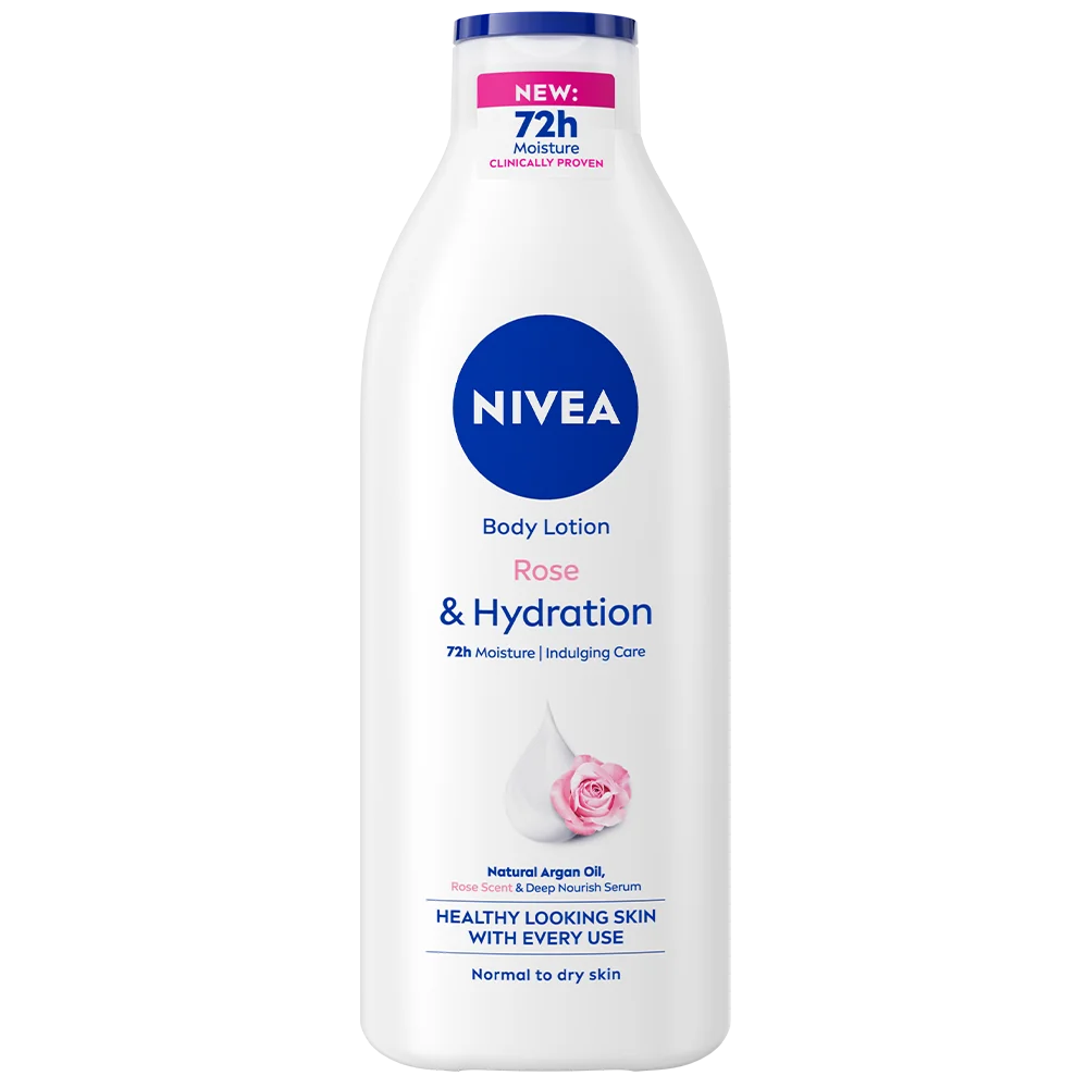 Lotiune de corp hidratanta cu trandafir, 400ml, Nivea